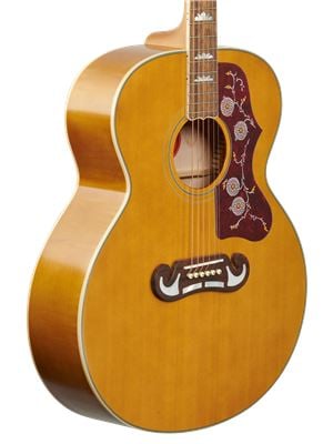 Epiphone J200 Jumbo Acoustic Electric Guitar Aged Natural Antique